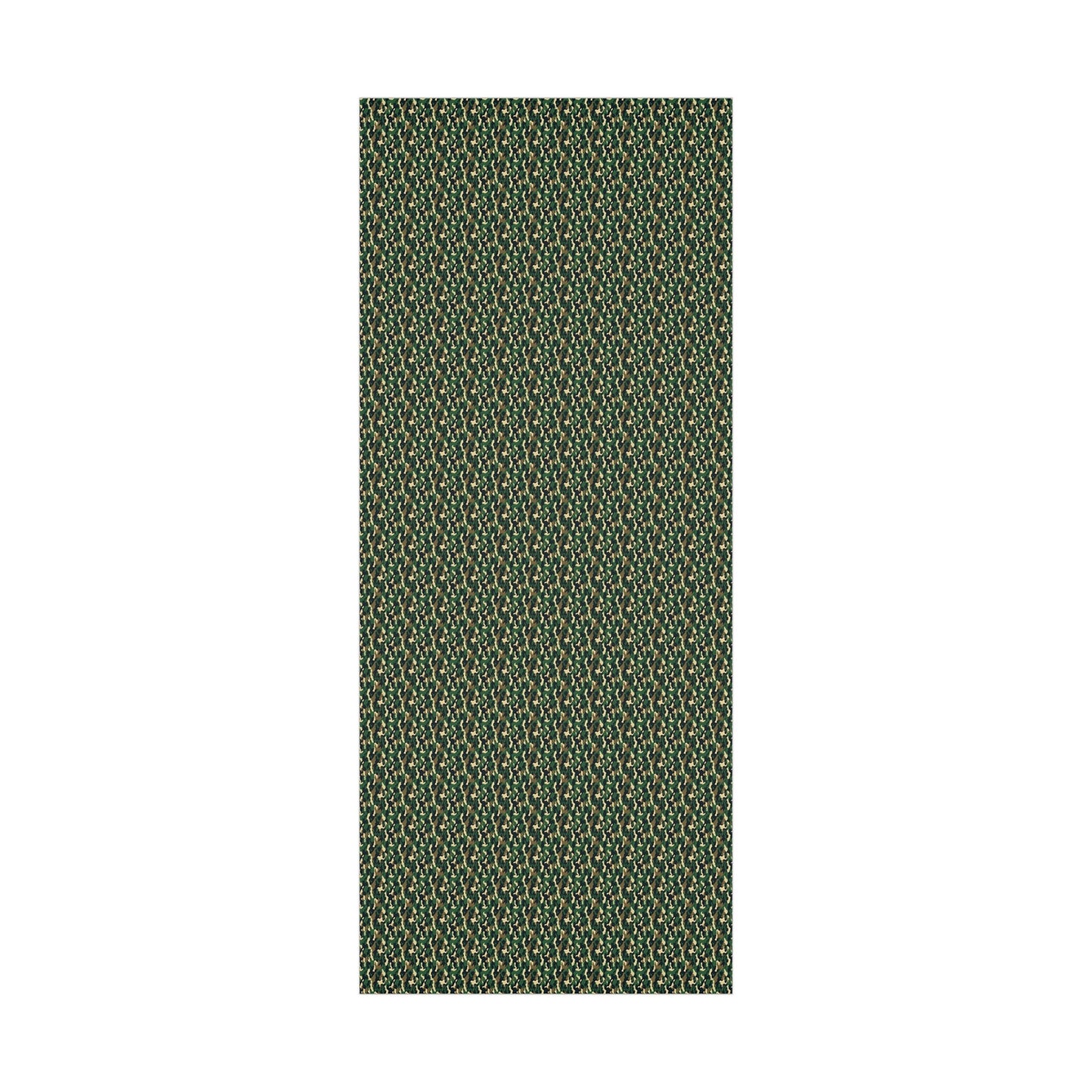 Brown Green Black Military Camo Gift Wrap Paper