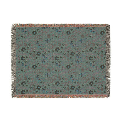 Floral Woven Blanket