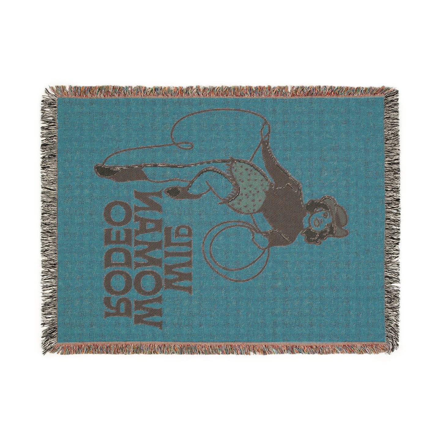 Wild Woman Rodeo Woven Blanket - Crusta