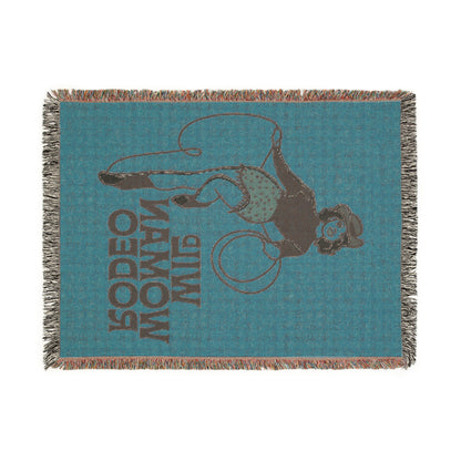 Wild Woman Rodeo Woven Blanket - Crusta