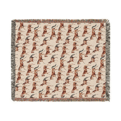 Horses Woven Blanket