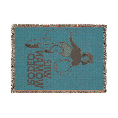 Wild Woman Rodeo Woven Blanket - Crusta