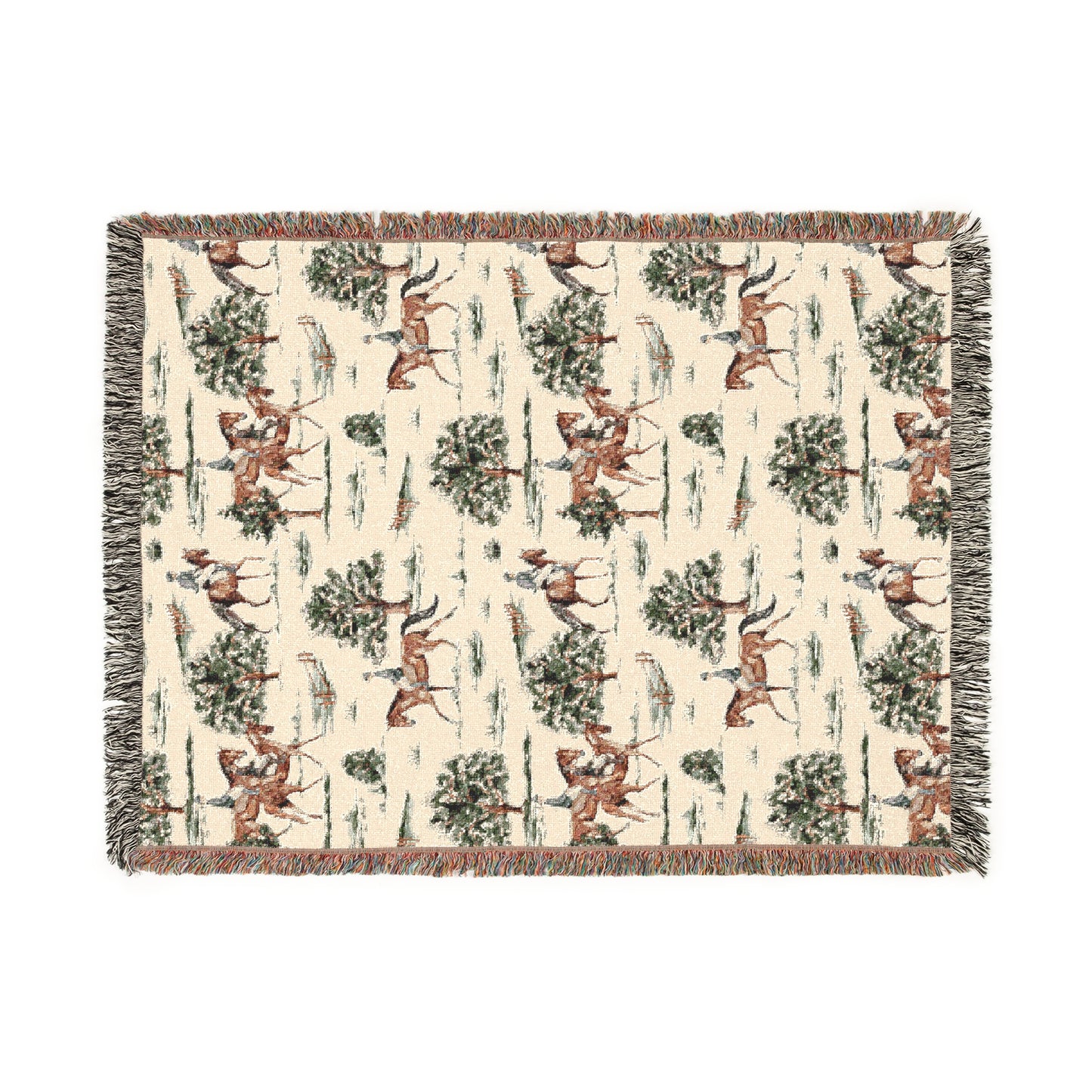 Countryside Equestrian Woven Blanket