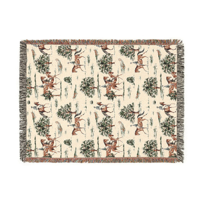 Countryside Equestrian Woven Blanket