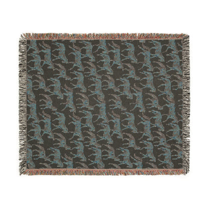 Horses Woven Blanket